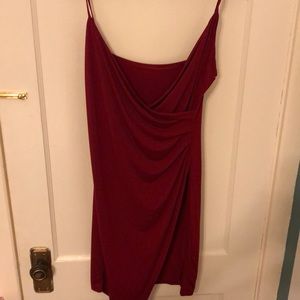 Zaful spaghetti strap mini dress with slit